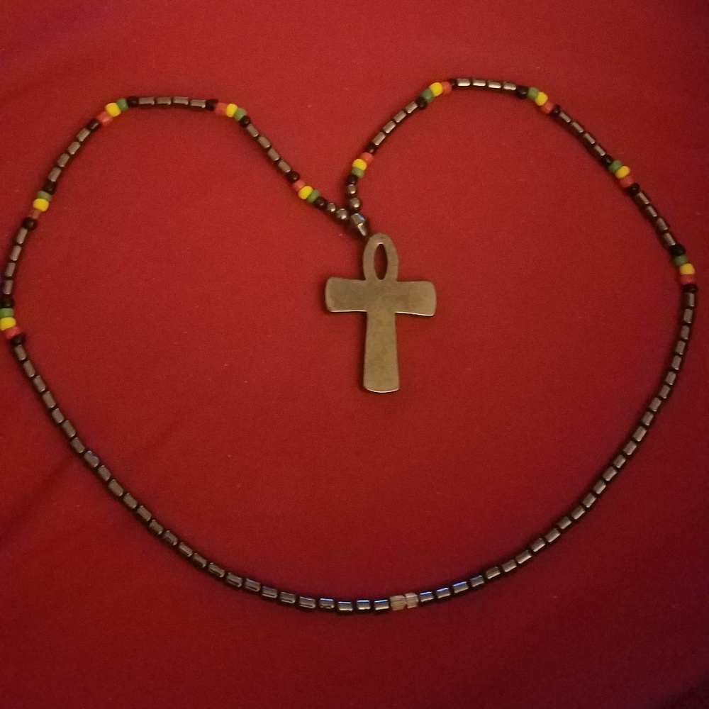 Hand made Jamaican necklace